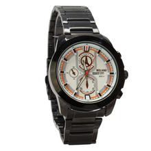 Watch For Men (B80011) - White/Orange Dial