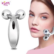 3D Roller Face-lift Massager Silver Full Body Massager Lift Hardening Skin Wrinkle Remover Facial Beauty Care Healthy