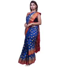 Banarasi Silk Saree with Zari Work & Heavy Border for Women - 5002