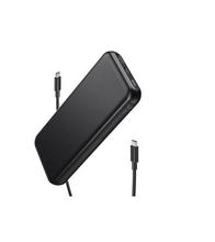 Choetech 10000mAh PD 18W + QC 18W Power Bank with 0.5m Type C to C Cable - Black -iSure