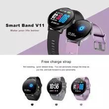 V11 Smart watch IP67 waterproof Tempered glass Activity Fitness tracker Heart rate monitor BRIM Men women smartwatch