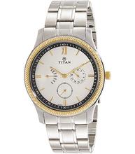 Titan Classique Retrogrades 1768BM01 White Dial Analog Watch For Men - Silver