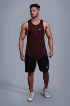 Deep Brown Ravic Tank Top For Men