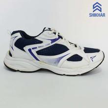 5812 Mesh/Rubber Sports Sneakers Shoes For Men- White/Dk Blue