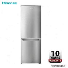 HISENSE 195 Litres Bottom Mount Double Door Refrigerator (Silver)