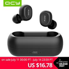 QCY qs1 TWS 5.0 Bluetooth headphone 3D stereo wireless earphone with dual microphone