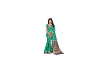 Green/Golden Jarri Banarasi Silk Saree