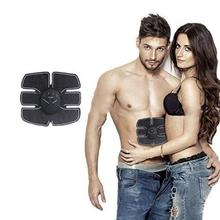 Black 6 Pack EMS Abs Stimulator Abdominal Trainer Belt (Unisex)