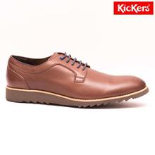 Kickers Coffee Leather Lace Up Formal Shoes For Men - (368-60)