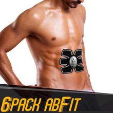 Hi-Intensity 6 Pack Electro Muscle Abdominal Trainer - Get Your Abs FIT, Anytime Anywhere!