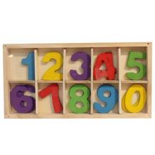 Multicolored Wooden Numerical Blocks For Kids