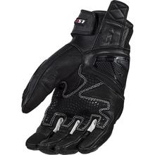 LS2 Spark 2 Leather Black/White Racing Man Gloves with Knuckle protection for Motorcycle/Scooter By Moto World Nepal