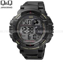 Q&Q Black Digital Dial Watch For Men - M143J009Y