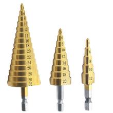 3Pcs HSS Step Drill Set