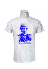 Wosa - Monster King GOT  White Printed T-shirt For Men