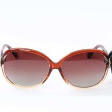 Showpoint Polarized Orange Frame Round Shape Sunglasses For Women