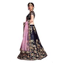 Style2Impress Women's Velvet Semi-Stitched Embroidered