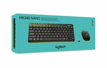 Logitech Desktop Nano Wireless Combo MK240 Black