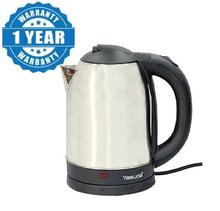 Yasuda YS-25X 2.5Ltr Stainless Steel Electric Kettle- Steel/Black