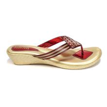 V-Strap Wedge Sandals For Women