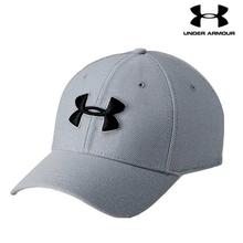 Under Armour Steel Grey Heathered Blitzing 3.0 Cap For Men - 1305037-035