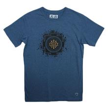 Blue Shri Yantra Printed T-shirt