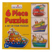 Creative Educational Aids 6 Piece Puzzles Set – Yellow