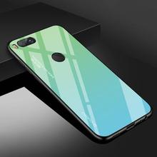 For Xiaomi Redmi Note 6 Pro Case Gradient Tempered Glass