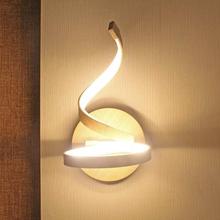 Brown 12 Watt Spiral Designer Wall Light