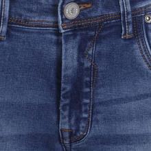Oxemberg Blue Denim Wash Stretchable Slim Fit Pant For Men