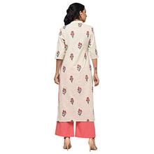 RAJMANDIRFABRICS Women's Cotton Straight Kurta With Pant and