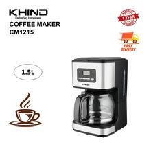 Khind CM1215 Classic Stainless Steel Coffee Maker