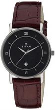 Titan Analog Black Dial Men's Watch 9162SL03