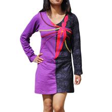 Purple Printed Tops For Women