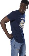 Kapadaa: Reebok Navy Blue Classics Callout Graphic T-Shirt For Men – DT9445