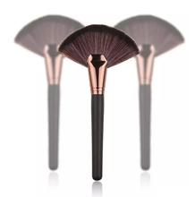 Professional 1 Piece Soft Makeup Large Fan Brush: Blush Powder, Foundation Make Up, Tool Big Fan Cosmetics