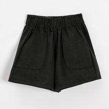 CHINA SALE-   Woolen shorts 2020 new women's high waist