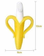 Safe Banana Shape Baby Teether Toys Silicone Toothbrush Teething Kids Tooth Brush Dental Care Gifts Chew Toys For Children