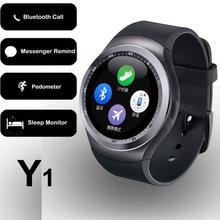 Y1 Smart Watch Round Nano SIM With Whatsapp Facebook fitness Smartwatch For IOS Android and Camera