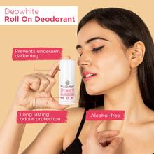 Bella Vita Organic Deo White Underarm W Natural Roll On Deodorant For Women - 50 Ml