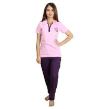 INSLL114 Pyajama Set- Pink/Purple