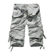 Cargo shorts 7 pants loose summer _ tooling shorts