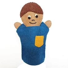 Handmade Little Boy Hand Puppet For Kids