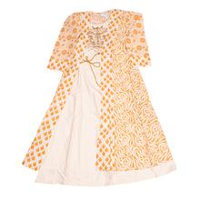 Womens Yellow Printed kurthi (777)