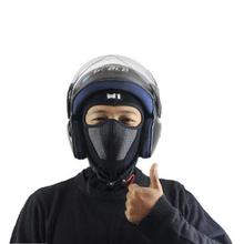 M1 Ninja Full Mask With Air Filter - Black/Grey