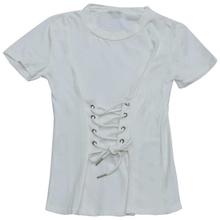 White Short Sleeve Top For Girls