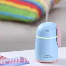 Cute Rabbit Humidifier 170ML Ultrasonic Car Air Humidifier Mini USB