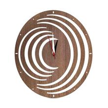 Brown Optical Illusion Analog Wall Clock