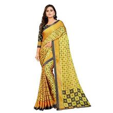 Jaanvi Fashion Women's Crepe Chiffon Printed Saree With