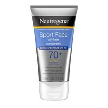 Neutrogena Sport Face Sunscreen SPF 70+ Oil Free Sunscreen Lotion By Genuin Collection